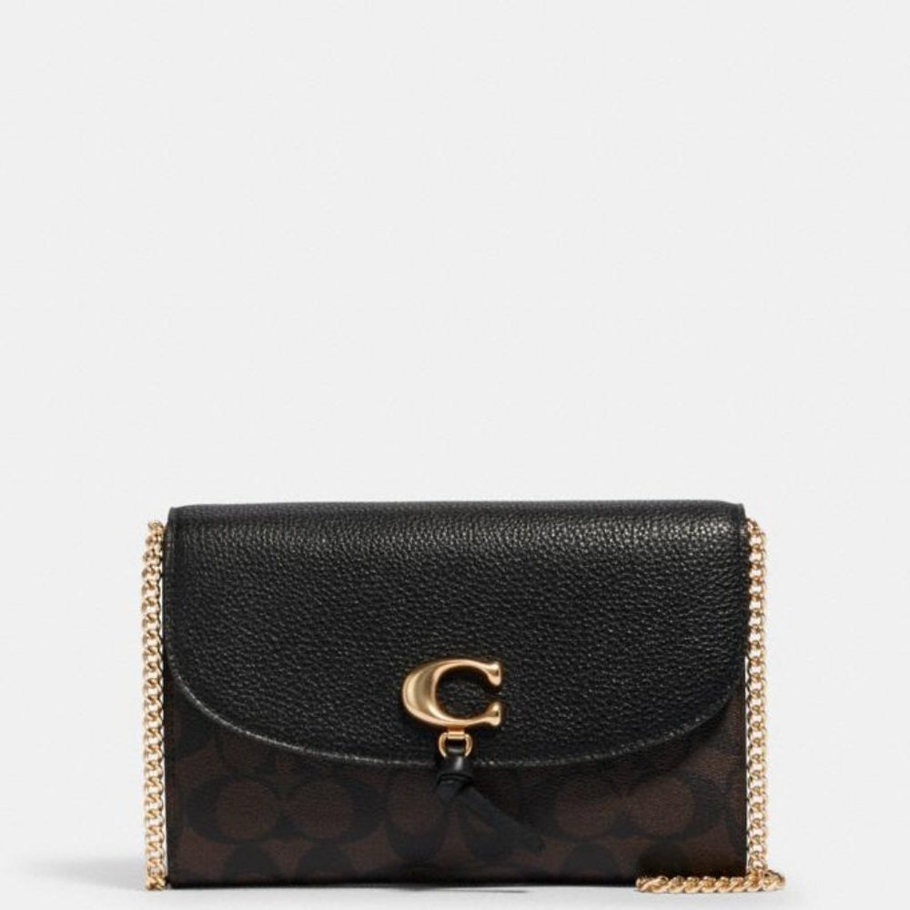 Coach Remi Chain Crossbody in Signature Canvas
